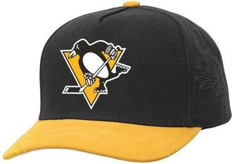 Mitchell & Ness Mens Mitchell & Ness Black/Gold Pittsburgh Penguins May Flowers Pro Crown Adjustable Hat at Nordstrom