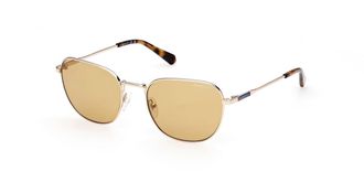 GANT GA7216 32E Mens Sunglasses Gold Size 54