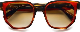 Etnia Barcelona Occhiali da sole geometrici - Marrone