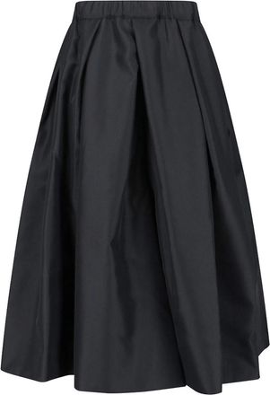 Comme Des Gar&ccedil;ons Gathered midi skirt