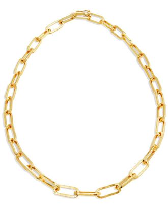Savvy Cie Jewels 18K Plated Paperclip Necklace