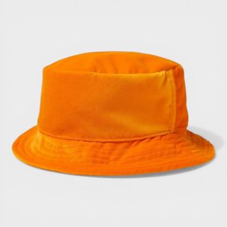 Gallery Dept. Mens. Velvet Bucket Hat - Orange - One Size