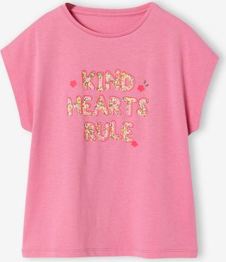 Vertbaudet T-Shirt weit M&auml;dchen rosa