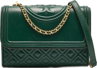 Tory Burch Fleming kleine schoudertas - Groen