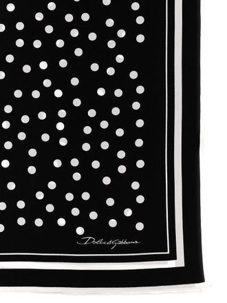 Dolce & Gabbana Womens Bicolor Silk Scarf