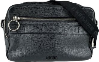 Dior Black Leather Shoulder Bag (Pre-Owned)