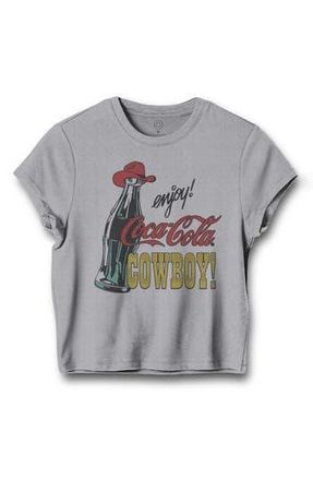 Junk Food Coca-Cola Cowboy Graphic T-Shirt in Heather Grey at Nordstrom Rack, Size X-Large