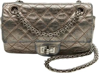 Chanel Pre-owned Reissue 2.55 Cross Body Bag - - Pre-owned - Donna - Grigio - ONE SIZE