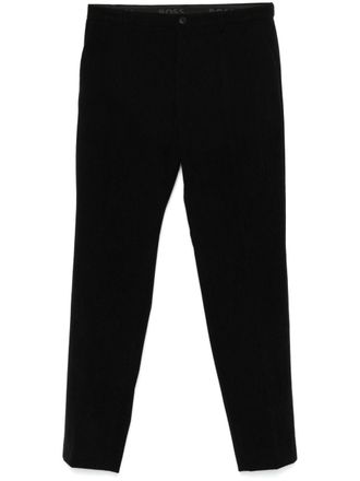 BOSS slim-cut corduroy trousers - Black