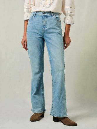 Fat Face FatFace Katrine Blue Denim Skinny Bootcut Jeans