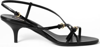 Miu Miu Black Leather Heels