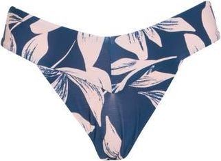 Volcom Bloom Banded V Bikini Bottoms in Harbor Blue at Nordstrom Rack, Size X-Small