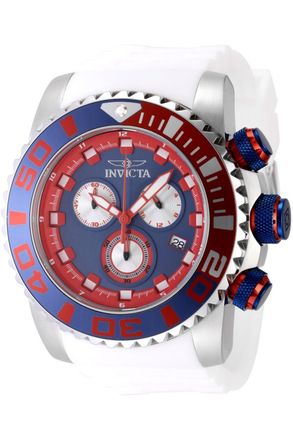 Invicta Sea Hunter 48989 Heren Horloge - Quartz Uurwerk - Roestvrij Staal met blauwe Wijzerplaat - 52mm
