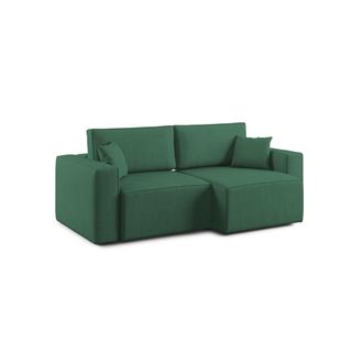 Divani.Store Morfeo Sof&aacute; Con Asiento Extra&iacute;ble En Tela Impermeable 180 Cm Verde