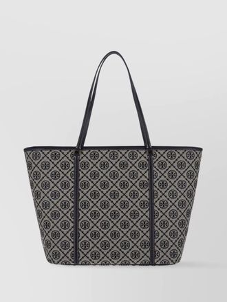 Tory Burch patterned tote bag dual handles
