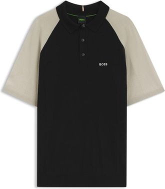 BOSS Active color-blocked knit polo