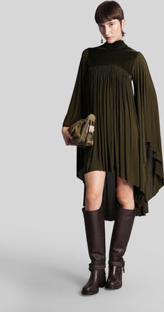 Zimmermann Mini Dress In Green Viscose