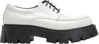 8 by YOOX ABRADED LEATHER CHUNKY LACE UPS