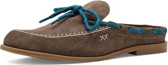 Free People Seas The Day Mules Womens Slip on Shoes Taupe Suede : EU 39.5 (US Womens 9.5) M, Leather