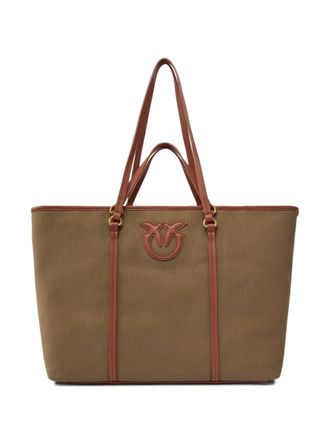 トートバッグ PINKO 'Carrie' classic shopping bag Brown Pinko 'Carrie' Classic Shopping Bag in Brown | Lyst