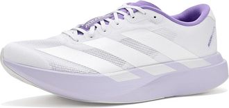 adidas adiZero Evo SL Running Shoes Womens Running Shoes White/Zero Metallic/Purple Tint : 11.5 C - Medium, Synthetic/Textile