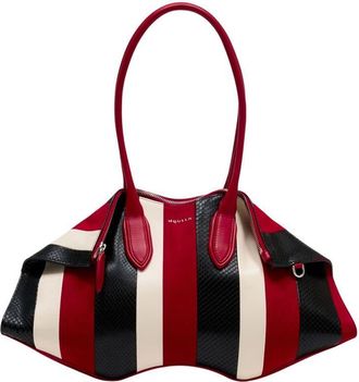 Alexander McQueen Manta Shoulder Bag Red