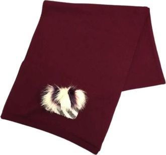 Fendi Pre-owned Scarves, female, Red, Size: ONE SIZE Pre-owned Stole