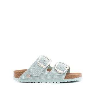 Birkenstock Sliders, female, Blue, Size: 5 US Sandals Narrow Fit