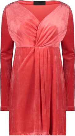 Alberta Ferretti Ik leef in fluweel - Dames - Feestkleedjes - Rood - S - Kleedjes