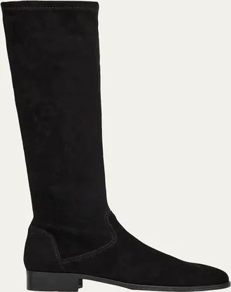 Aquatalia Sabrena Suede Knee-High Boots