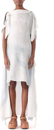 Jason Wu SILK HABOTAI KIMONO WRAP DRESS