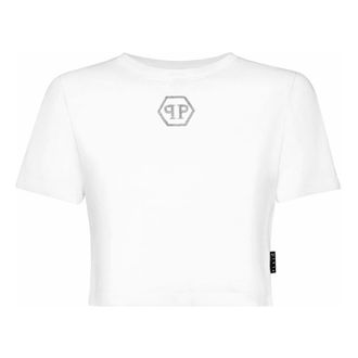 Philipp Plein Mujer, Camisetas, Blanco, Talla: S