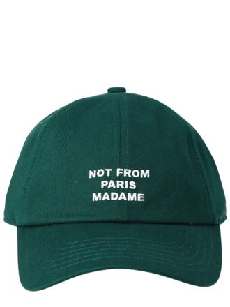Dr&ocirc;le de Monsieur Dark Green Logo Baseball Hat
