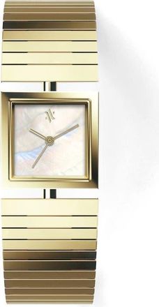 Vanna Linea Gemstone Watch in White Pearl-Gold at Nordstrom