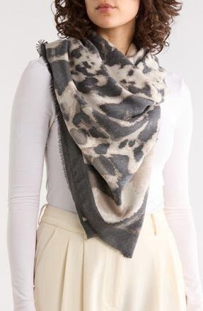 Vince Camuto Animal Blur Scarf in Black at Nordstrom Rack