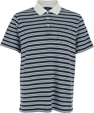 A.P.C. A.p.c., Tops, Heren, Blauw, L, Polo Oscar