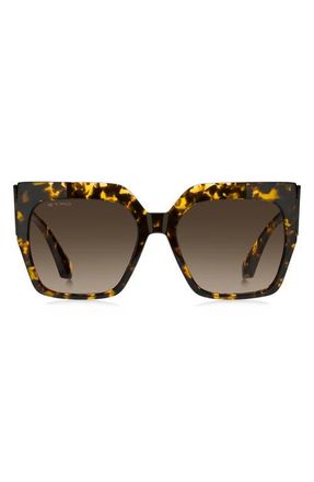 Etro 57mm Square Sunglasses in Havana/Brown Sf at Nordstrom