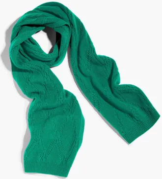 Talbots Cashmere Scarf - Lush Green - 001 Talbots
