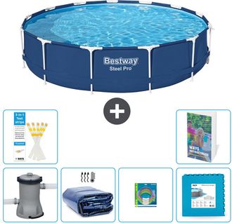 Bestway Piscina Bestway Steel Pro Redonda - 396x84 Cm - 7-piezas S229