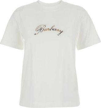 Burberry Dames, Tops, Wit, Maat: XS