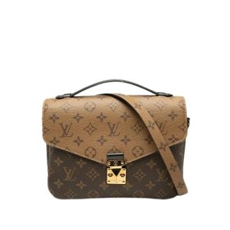 Louis Vuitton Pre-owned Reverse Pochette Metis - Dames - Pre-owned - Bruin - Maat: ONE Size