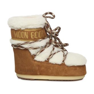 Moon Boot Stivaletto Icon Low Shearling - - Shoes - Donna - Marrone - 36 EU