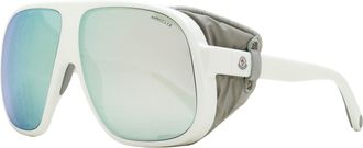 Moncler Unisex Diffractor Apres Ski Sunglasses ML0206 24C White 66mm