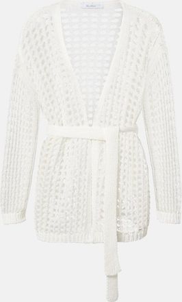 Max Mara Gelo open-knit cotton wrap cardigan