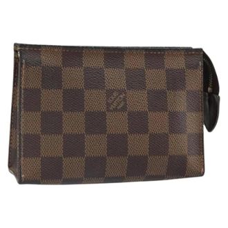 Louis Vuitton Clutch Pre-owned in Tela - - Pre-owned - Donna - Marrone - ONE SIZE