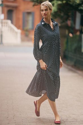 Maeve The Bettina Tiered Shirt Dress by Maeve