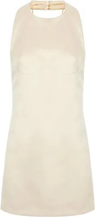 Elisabetta Franchi Mujer, Vestidos, Beige, Talla: S