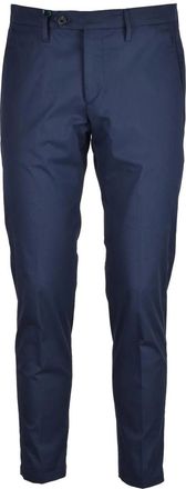 Michael Coal Cotton Polyamide Stretch Trousers - Multicolor