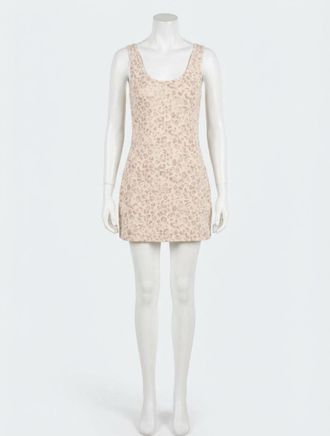 Z Supply Byron Leopard Active Mini Dress In Beige