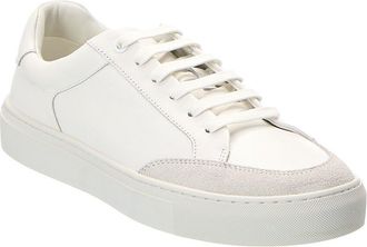 Reiss Ashley Leather & Suede Trainer Sneaker